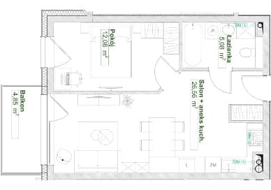 Flat plan