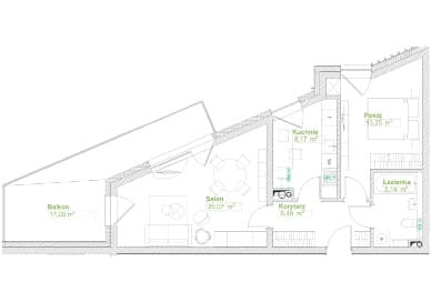 Flat plan