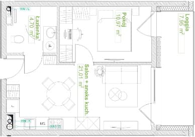 Flat plan
