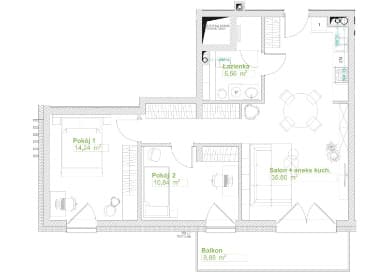 Flat plan